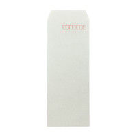 ムトウユニパック カラー封筒 長40 グレイ 70g/m2 サイド貼 1箱（1000枚）（直送品）