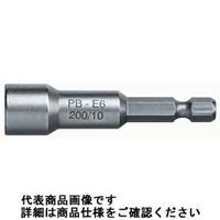 ピービ―スイスツールズ 6.35差込 E6ビットシリーズ 段付ソケットビット 9mm 全長60mm E6.200/9 1本(1個)（直送品）