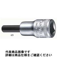 スタビレー 3/8”SQヘキサゴンビットソケット 49ー6 1個（直送品）