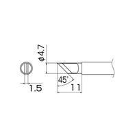 白光 T13ーKR こて先/KR型 T13-KR 1本(1個)（直送品）