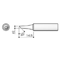 白光 T18ーC2 FXー888用こて先 2C型 T18-C2 1本(1個)（直送品）