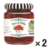 【アウトレット】ソントン Sun＆Table 濃いあじいちご 1セット（145g×2個）