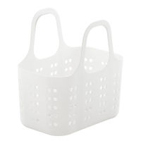 【ワゴンセール】 SUN＆WASSER バスケットS ドット ホワイト サンカ