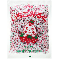 サクマ　いちごみるく　1袋（800g：約223粒入り）　サクマ製菓