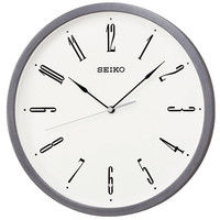 SEIKO（セイコー）グレー 掛け時計 [電波 スイープ] 直径301mm KX226N 1個（直送品）