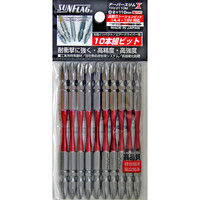 テーパースリムエックスビット 両頭 10本組 +2×110 TXV-2110M 新亀製作所（直送品）