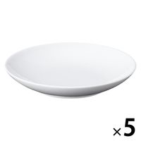 無印良品 白磁皿 小 約直径１４．５×高さ３ｃｍ 1セット（1枚×5） 良品計画