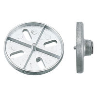 キソパワーツール 回転センターアタッチメント凹セット（2ヶ入り、ワッシャ3枚付き） 28147（直送品）