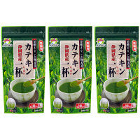 ハラダ製茶 静岡産 粉末茶 カテキン一杯 1セット（40g×3袋） - アスクル