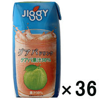 使用不可【アウトレット】【※税率要確認】JIGGY グアバドリンク 200ml 1箱（36本入）