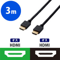 HDMIケーブル スリム コンパクト HIGHSPEED ホワイト/ブラック DH-HD14EAシリーズエレコム