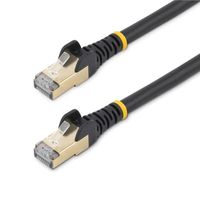 LANケーブル 1m Cat6a ブラック　6ASPAT1MBK　1個　StarTech.com（直送品）