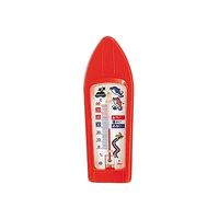 日本計量器工業 お風呂用温度計 舟型赤色 JC-4223 1本 61-0017-14（直送品）