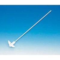 フロン工業 PTFEオール被覆撹拌棒 半月羽取付用 450L F-4053-02 1本 61-4389-79（直送品）
