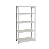 アズワン 軽量ボルトレスラック 5段 1803×604×1806mm (耐荷重:150kg/段) 3-1313-04 1台（直送品）