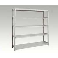 アズワン 軽中量ボルトレスラック 4段 902×459×2107mm(耐荷重:200kg/段) 3-1314-05 1台（直送品）
