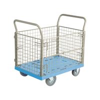 金沢車輌 ノーパンク樹脂台車 (網両面開閉式) 950mm NP-307SL 1個 62-1620-02（直送品）