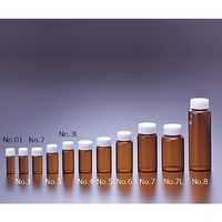 マルエム FCスクリュー管瓶 褐色 100入 3.5ml 61-0144-23 1箱(100個)（直送品）