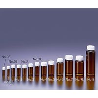 マルエム TSスクリュー管瓶 褐色 50.0ml 61-0144-80 1箱(50個)（直送品）