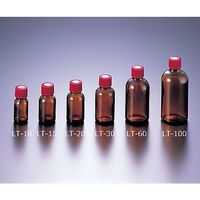 マルエム 細口規格瓶 LTー15 本体のみ 100本 61-0151-52 1箱(100個)（直送品）