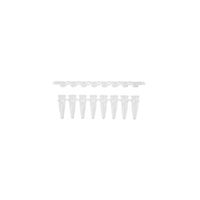 Axygen PCR8連チューブ0.2mL 透明 フラットキャップ付き PCR-0208-FCP-C 1ケース(1250個)（直送品）