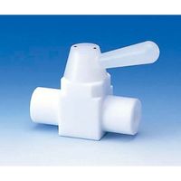 フロン工業 PTFE2方ボールバルブ Rp3/4 オリフィス 15φ F-2001-04 1個 61-4378-35（直送品）