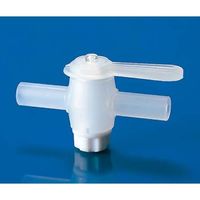 フロン工業 PFA2方バルブ 6φ F-2005-01 1個 61-4378-53（直送品）