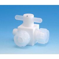 PTFEオス3方バルブ圧入型 F-2021シリーズ