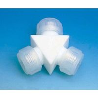 フロン工業 PTFE接続ジョイントY型 8φ F-2058-02 1個 61-4380-25（直送品）