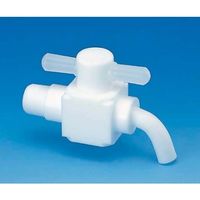 フロン工業 PTFE ドレンコック R1/4 F-2195-01 1個 61-4383-62（直送品）