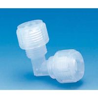 フロン工業 PFAユニオン・エルボー LFU-12P F-2201-04 1個 61-4383-77（直送品）