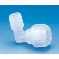 フロン工業 PFAメイル・エルボー LFHー3/8ーR3/8P F-2204-18 1個 61-4384-34（直送品）