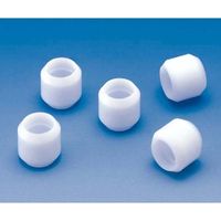 フロン工業 PTFEミゾ付フェルール 1/2φ (10ヶ) F-2206-08 1パック(10個) 61-4384-47（直送品）