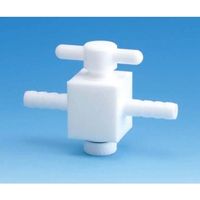 フロン工業 PTFE 竹の子型2方バルブ 12φ F-2222-04 1個 61-4384-84（直送品）