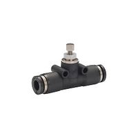 日本ピスコ スロットルバルブ 小型ユニオンストレートタイプ φ7.94 JNMU5/16 1個 61-7664-03（直送品）