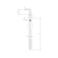 旭製作所 小型ガス吸収管 4232ー8 1個 62-2117-56（直送品）
