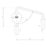 旭製作所 ケルダール形トラップ球 2594ー4Lー200 1個 62-2095-90（直送品）