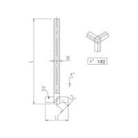 旭製作所 タービン型撹拌棒 シャフト部摺無 3358ー10N/50 1個 62-2104-13（直送品）