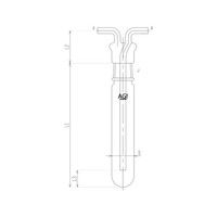 旭製作所 摺付真空トラップ II型 4138ー34/200 1個 62-2116-65（直送品）