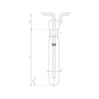 旭製作所 摺付真空トラップ III型 4140-45/250 1個 62-2116-70（直送品）