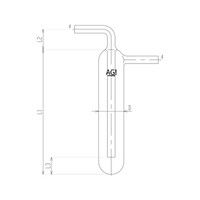 旭製作所 真空トラップ I型 4148ー55/250 4148-55/250 1個 62-2116-87（直送品）