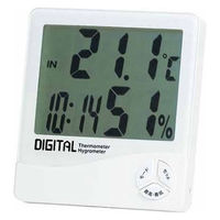 エンペックス気象計 デジタル温湿度計 温度ー10～50℃湿度20～90%RH TD-8140 1個 61-6864-95