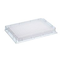 深江化成 384穴平底プレートM 120μl フタ付き 滅菌済 4845-384S-110S 1箱(50枚) 62-0891-44（直送品）