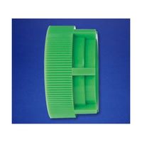 径50mmメンブレン用フィルターホルダー組合せ用構成部品 PFA製クランプ 一層式フィルターホルダー用 緑色 61-8491-55（直送品）