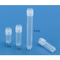 東栄 クライオチルバイアル 外捻蓋、滅菌済 PP製 1.8mL(滅菌済) 523021 1箱(500本) 62-2935-53（直送品）