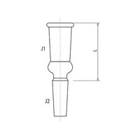 旭製作所 拡大アダプターアブザッツB 2300-5L11M 1個 61-4703-18（直送品）