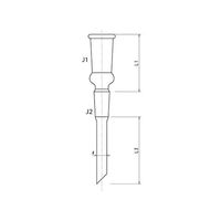 旭製作所 挿入管付拡大アダプター 2301-5L1L-100 1個 61-4703-26（直送品）