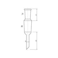 旭製作所 挿入管付縮小アダプター 2303ー2L5L 1個 61-4703-86（直送品）