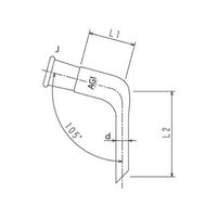 旭製作所 アダプター 2328ー3M 1個 61-4706-17（直送品）