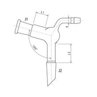 旭製作所 減圧用アダプター 2332-1L 1個 61-4706-30（直送品）